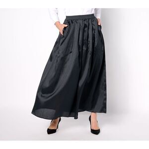 Joan Rivers Black Full-Length Maxi Skirt